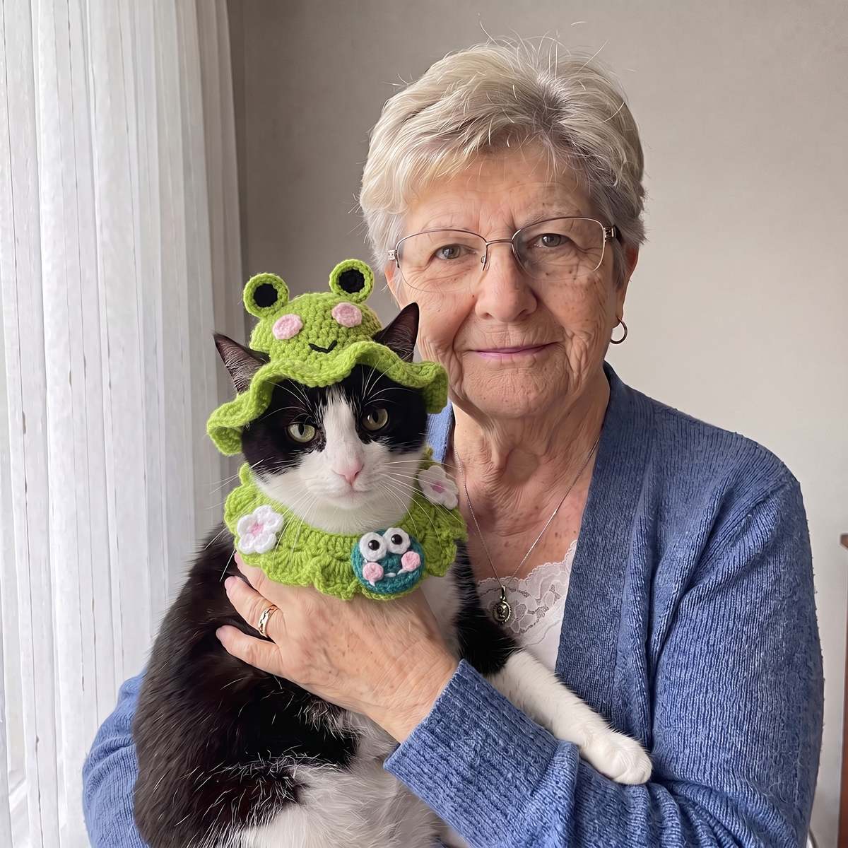 Margaret's Handmade Crochet Cat Bonnets
